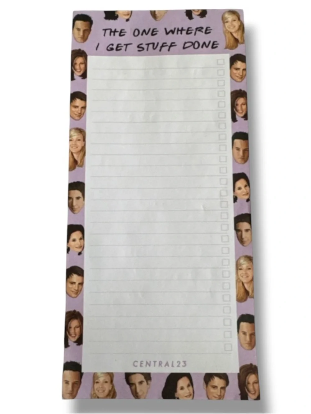 Friends Sitcom Notepad Humor The One Where I Get Stuff Done